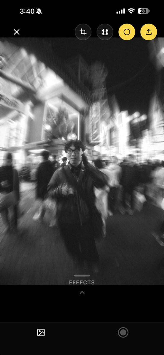black and white street scene with drift blur