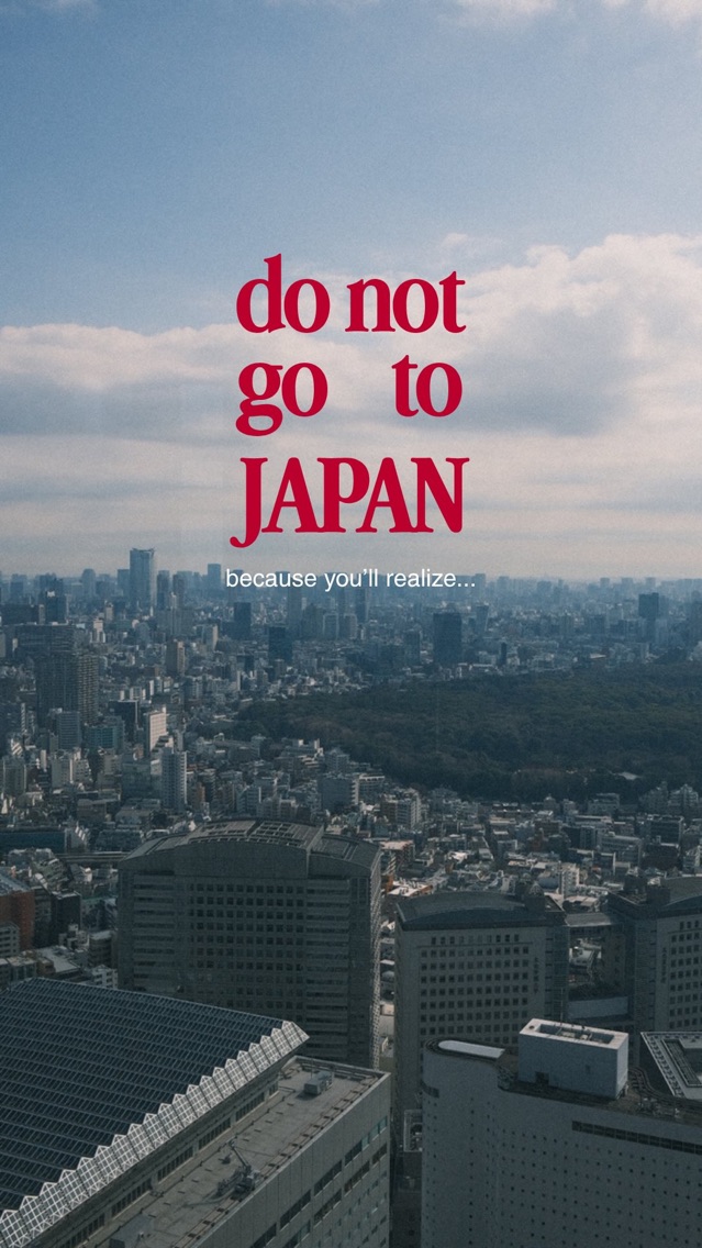 do not go to japan