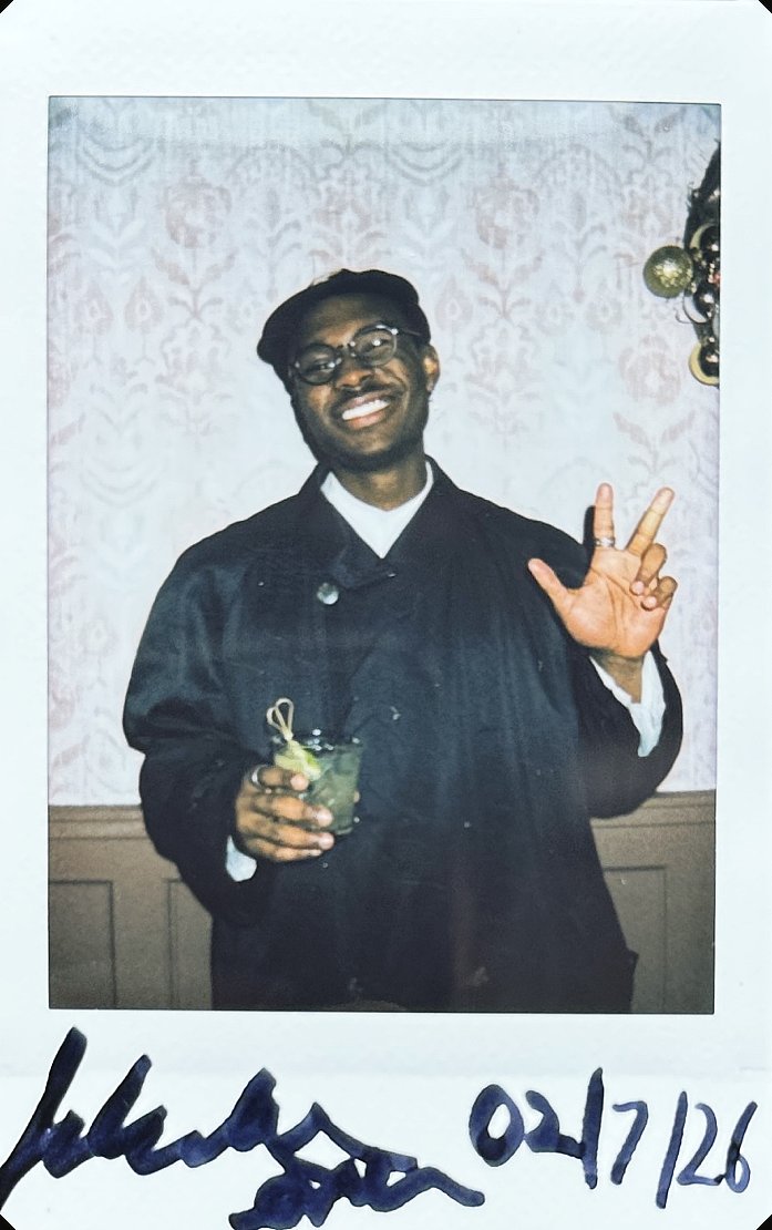 signed polaroid from take 001, no. 4