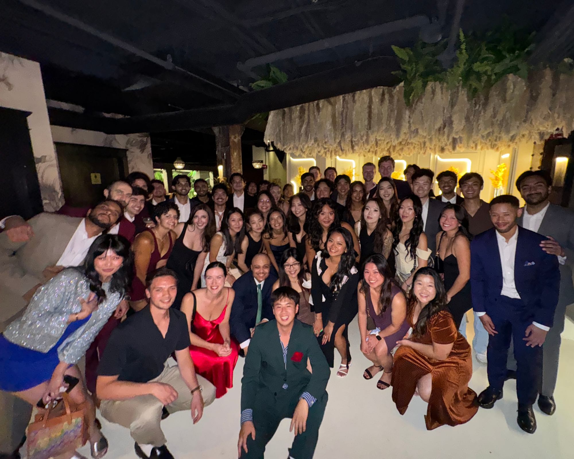 the entire formal posed together — experience 30, black tie